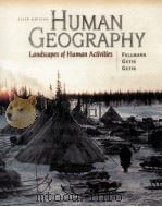 HUMAN GEOGRAPHY:LANDSCAPES OF HUMAN ACTIVITIES SIXTH EDITION（1999 PDF版）