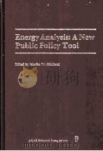 ENERGY ANALYSIS A NEW PUBLIC POLICY TOOL（1978 PDF版）