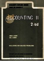 THEORY AND PROBLEMS OF ACCOUNTING II SECOND EDITION（1980 PDF版）