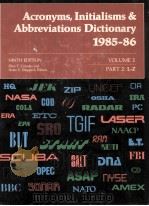 ACRONYMS INITIALISMS&ABBREVIATIONS DICTIONARY NINTH EDITION（1986 PDF版）