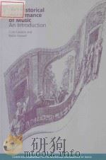 音乐的历史表现The Historical Performance of Music:An Introduction（1999 PDF版）
