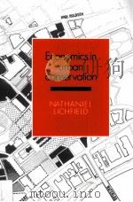 Economics in urban Conservation（1988 PDF版）