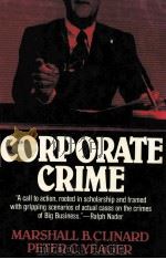 CORPORATE CRIME 1980 PDF电子版封面 0029057108