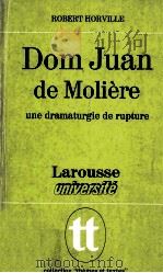 Dom Juan de molière 1972 PDF电子版封面 2030350117