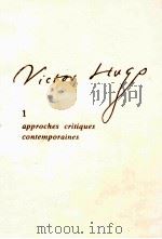 Victor Hugo 1 1984 PDF电子版封面 2256901696