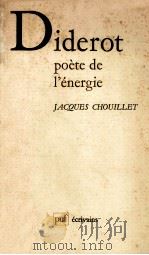 Diderot poète de l'énergie 1984 PDF电子版封面 2130386482