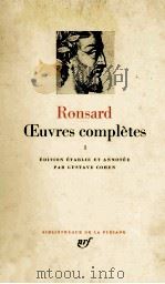 Oeuvres complètes : I（1950 PDF版）