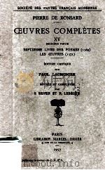 Oeuvres complètes : XV 2 1957 PDF电子版封面