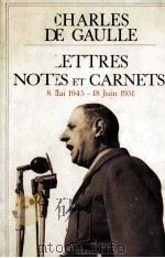 Lettres notes et carnets 1984 PDF电子版封面 2259011845