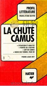 La chute 1970 PDF电子版封面 2218004410