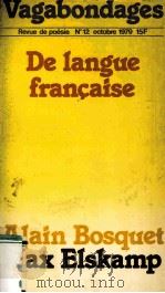 Vagabondages : 12 1979 PDF电子版封面