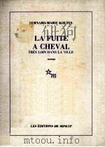 La fuite a cheval 1984 PDF电子版封面 2707306924