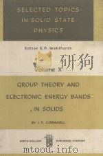 Group Theory and Electronic Energy Bands in Solids（1969 PDF版）