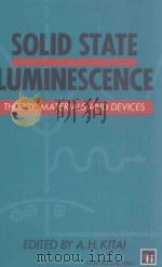 Solid State Luminescence（1993 PDF版）