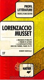 Lorenzaccio 1987 PDF电子版封面 2218018251