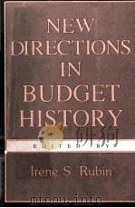 NEW DIRECTIONS IN BUDGET THEORY（1988 PDF版）