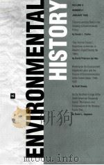ENVIRONMENTAL HISTORY PDF电子版封面 HAL K.ROTHMAN