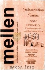 SUBSCRIPTION SERIES 2002 LIBRARIES:GREAT SAVINGS OVER INDIVIDUAL VOLUME PRICES（ PDF版）