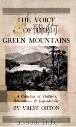 THE VOICE OF THE GREEN MOUNTAINS（1979 PDF版）