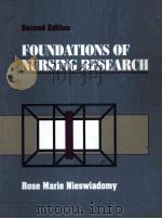 FOUNDATIONS OF NURSING RESEARCH SECOND EDITION（1993 PDF版）