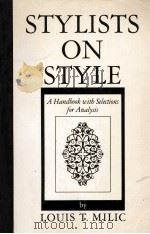 Stylists on Style 1969 PDF电子版封面 LOUIS T.MILIC