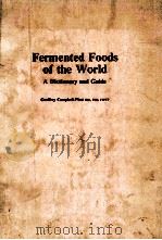 FERMENTED FOODS OF THE WORLD A DICTIONARY AND GUIDE（1987 PDF版）