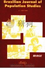 BRAZILIAN JOURNAL OF POPULATION STUDIES V.1 1997/1998（ PDF版）