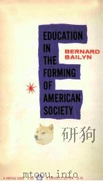 EDUCATION IN THE FORMING OF AMERICAN SOCIETY NEEDS AND OPPORTUNITIES FOR STUDY（ PDF版）