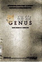 GENUS RIVISTA FONDATA DA CORRADO GINI 1996 PDF电子版封面