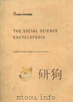 THE SOCIAL SCIENCE ENCYCLOPEDIA SECOND EDITION（1996 PDF版）