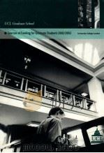 UCL GRADUATE SCHOOL SOURCES OF FUNDING FOR GRADUATE STUDENTS 2002/2003（ PDF版）