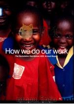 WHY WE DO WHAT WE DO THE ROCKEFELLER FOUNDATION 2001 ANNUAL REPORT（ PDF版）