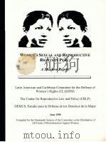 WOMENT'S SEXUAL AND REPRODUCTIVE RIGHTS IN PERU:A SHADOW REPORT PDF电子版封面