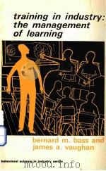 TRAINING IN INDUSTRY:THE MANAGEMENT OF LEARNING（1996 PDF版）