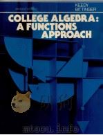 COLLEGE ALGEBRA:A FUNCTIONS APPROACH SECOND DEITION（1978 PDF版）