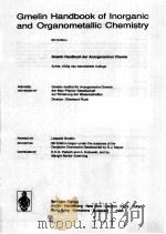 GMELIN HANDBOOK OF INORGANIC AND ORGANOMETALLIC CHEMISTRY 8TH TYPIX STANDARDIZED DATA AND CRYSTAL CH（1994 PDF版）
