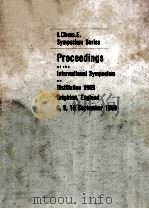 INTERNATIONAL SYMPOSIUM ON DISTILLATION 1969（1969 PDF版）