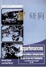 APPARTENANCES PDF电子版封面 2914161018