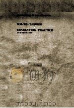 proceedings of the symposium solids/liquids separation practice 27-29 march 1979（1979 PDF版）