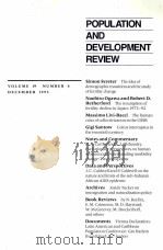 POPULATION AND DEVELOPMENT REVIEW VOLUME 19 NUMBER 4 DECEMBER 1993（ PDF版）