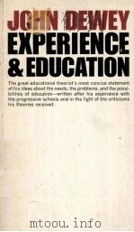 EXPERIENCE AND EDUCATION（1938 PDF版）