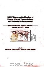 NGOS' REPORT ON THE SITUATION OF FOREIGN MIGRANT WOMEN IN JAPAN AND STRATEGIES FOR IMPROVEMENT（ PDF版）