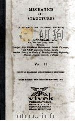 MECHANICS OF STRUCTURES A TEXT-BOOK FOR UNIVERSITY STUDENTS VOL.II SIXTH EDITION（1974 PDF版）