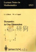 DYNAMICS IN ONE DIMENSION（1992 PDF版）