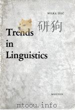 TRENDS IN LINGUISTICS SECOND PRINTING 1970 PDF电子版封面