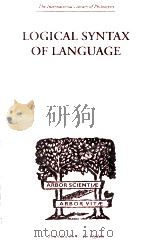 LOGICAL SYNTAX OF LANGUAGE（1937 PDF版）