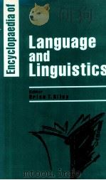 ENCYCLOPAEDIA OF LANGUAGE AND LINGUISTICS VOLUME THREE DEVELOPMENT OF LANGUAGE AND SYNTAX IN LINGUIS（1999 PDF版）
