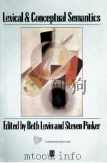 LEXICAL & CONCEPTUAL SEMANTICS（1991 PDF版）