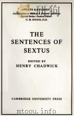 THE SENTENCES OF SEXTUS（1959 PDF版）