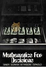 MATHEMATICS FOR DECISIONS（1979 PDF版）